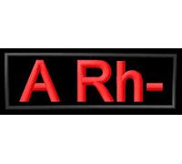 Patch de groupe sanguin A Rh- Negative Patch moto motard moto moto Aufnäher parche Bordado brodé écusson toppa rimata