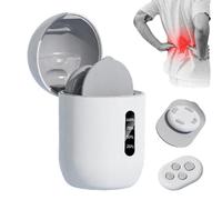 Patch de massage intelligent, réglage de l'intensité sur 16 niveaux, masseur multifonctionnel soulage la tension musculaire du cou, des épaules et de la colonne cervicale, conception compacte