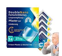 Patch de nettoyage pulmonaire - Bandes de santé respiratoire, bandes de soutien avec utilisation en voyage, aide respiratoire avec patchs de santé, soins de bien-être, soulagement portable pour