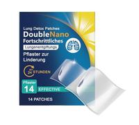 Patch de nettoyage pulmonaire - Coussin de soins respiratoires apaisants infusés aux herbes DermalMatrix avec adhésif Comfort Fit et botanique à libération lente pour fumeurs, récupération du