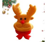 Patch de Noël thermocollant | Décoration festive 3D en peluche douce patchs pour vêtements de Noël Père Noël pour la famille, les amis, la maison, les amateurs, l'intérieur, la