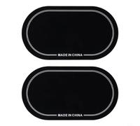Patch de protection pour peau de batterie pour éviter les dommages causés | Taille de la double pédale : 18 x 10 cm, fibre haute résistance, empêche la fatigue, maintient le bas de gamme