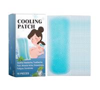 Patch De Refroidissement De La Fièvre -16pcs Patch De Glace Du Front | Maux De Tête Apaisant Le Bloc De Gel | Les Coussinets Frais Soulagent Les Maux De Tête Adaptés À La Réduction De La Fièvre, À Un