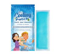 Patch de refroidissement - Patchs rafraîchissants pour adultes, patchs froids pour temps chaud et froid pour, coussinets froids pour le front, patchs portables pour maux de tête, soins de