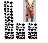 Patch De Réparation De Tissu Autocollant Pour Veste, Tissu, Imperméable, Parapluie, Tente 10 Feuilles Le Noir