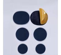 Patch de réparation pour baskets avec autocollant sur l'empeigne et protection du talon, comprend des semelles intérieures pour plus de coussin et de soutien (bleu marine)