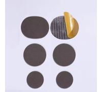 Patch de réparation pour vamp de baskets avec semelles adhésives et protecteur de talon conçu pour soutenir la zone du talon et réparer les chaussures usées (gris foncé)