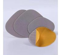 Patch de réparation pour vamp de baskets avec semelles adhésives et protecteur de talon conçu pour soutenir la zone du talon et réparer les chaussures usées (gris clair)