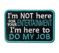Patch de sécurité pour chien en dressage de chien avec inscription « Do Not Emotional Support » - Taille S