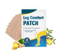 Patch de soin pour les jambes | 8 Coussinets Apaisants pour le Corps | ruban pour jambes | Utilisation à Domicile, Voyage, Matin, Nuit, pour la Routine Quotidienne, Femmes, Hommes, Adultes