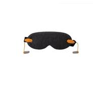 Patch de sommeil de luxe pour dormeur sur le dos et sur le côté avec bouchons d'oreilles insonorisants bloquant la lumière pour les yeux ventilés et doux (gris)
