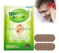 Patch de Soulagement des Acouphènes, Relief Ear Tinnitus Relief, Soulage l'inconfort causé par les maux de tête, les acouphènes, les démangeaisons des oreilles, la perte d'audition, etc.12 pcs