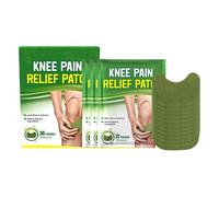 Patch de soulagement du genou, comptage de plâtre naturel, autocollant auto-chauffant avec formule, support flexible avec confort durable, aide musculaire pour blessures chroniques, entraînement