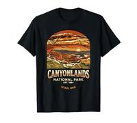 Patch de Voyage rétro Mesa Arch Canyonlands National Park Utah T-Shirt