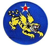 Patch décoratif brodé WW2 1st American Volunteer Group Flying Tigers US 14 Air Force