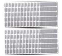 Patch d'écran 250 pièces, bande adhésive imperméable et solide pour écran de fenêtre, couvercles de trous pleurs coupés librement pour la maison, couvercles trous pleurs