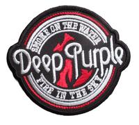 Patch Deep Purple Smoke On The Water 8x7cm Écusson Hard Roll Thermocollant
