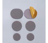 Patch d'empeigne de chaussure pour réparation de baskets - Autocollant de renfort de chaussures en tissu tissé avec semelle intérieure rembourrée et protection de talon, blanc/noir/bleu marine (C gris