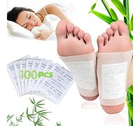 Patch Detox Pieds,100 Pièces Détox pour les Pieds,Detox Foot Patches,Soins des Pieds,Elimine les Toxines du Corps, Améliorez la Qualité du Sommeil