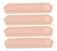 Patch d'huile de ricin 60 pièces, patch autocollant pour nombril, noyau en coton biologique avec couche anti-fuite, tampons d'huile de ricin jetables et pratiques, 3 pouces.