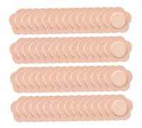 Patch d'huile de ricin 60 pièces, patch autocollant pour nombril, noyau en coton biologique avec couche anti-fuite, tampons d'huile de ricin jetables et pratiques, 3 pouces