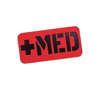 Patch d'identification médicale tactique avec crochet au dos, patch de premiers secours, pour pochette IFAK, EMT, équipement médical, sacs à dos compatible avec panneaux Velcro