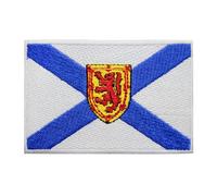 Patch drapeau de la Nouvelle-Écosse - Patch drapeau canadien - Écusson brodé à repasser ou à coudre pour vêtements, etc. - 9 x 6 cm