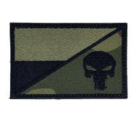 Patch Drapeau de la Pologne - Punisher 75 x 45 mm - Quenched