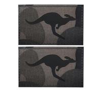 Patch écusson brodé 3D drapeau kangourou - Badge tactique infrarouge réfléchissant moral pour sac à dos, gilet, casque - Camouflage pour équipement de plein air, chasse et utilisation militaire