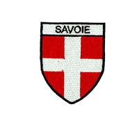 Patch ecusson brode backpack drapeau blason pays armoirie savoie savoyard croix