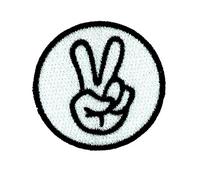 Patch ecusson brode backpack salut peace biker moto thermocollant motard vintage