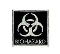Patch ecusson brodé drapeau backpack Biohazard zombie danger nucleaire thermocollant