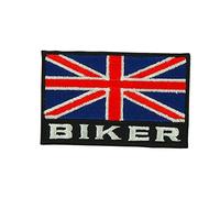 Patch ecusson brodé drapeau backpack Uk anglais royaume uni Biker motard