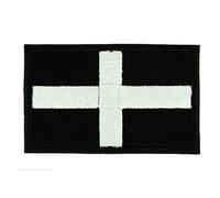 Patch écusson brodé drapeau cornouailles anglais thermocollant backpack
