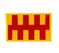 Patch ecusson brodé drapeau flag backpack anglais Northumberland uk counties