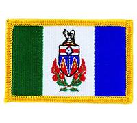 Patch écusson brodé drapeau yukon flag thermocollant canada backpack