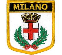 Patch ecusson brodé Milan (Italie) 7cm x 6cm