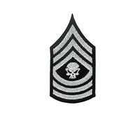 Patch ecusson brode thermocollant airsoft tactical militaire grade tete de mort
