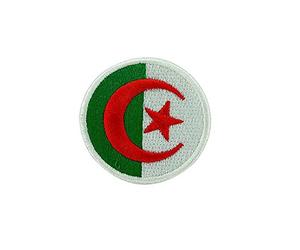 Patch ecusson brode thermocollant aviation cocarde drapeau Algerie air force