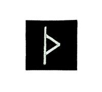 Patch ecusson brode thermocollant viking odin sorcellerie rune alphabet troll