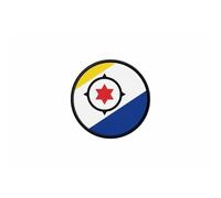 Patch Ecusson Drapeau Bonnaire Imprime Thermocollant Rond Cocarde