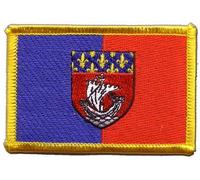Patch écusson drapeau france paris - 8x6cm