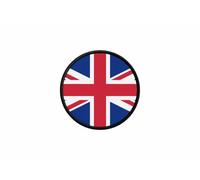 Patch Ecusson Drapeau Uk Anglais Royaume Uni Union Jack Imprime Thermocollant