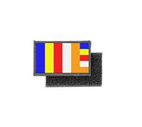 Patch ecusson imprime badge drapeau bouddhiste bouddhisme