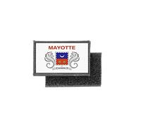 Patch ecusson imprime badge drapeau mayotte