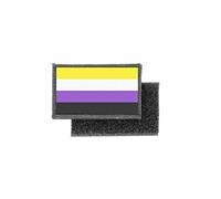 Patch ecusson imprime badge drapeau non binary lgbt