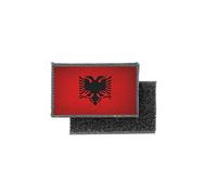 Patch ecusson imprime badge vintage drapeau albanie albanais