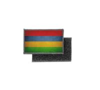 Patch Ecusson Imprime Badge Vintage Drapeau Ile Maurice