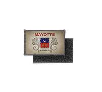 Patch ecusson imprime badge vintage drapeau mayotte