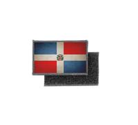 Patch Ecusson Imprime Badge Vintage Drapeau Republique Dominicaine